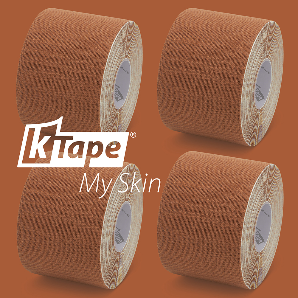 K-Tape Medium Brown Box of 4